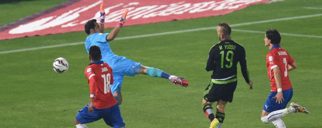 Chile recibe tres goles por segunda vez en la era Sampaoli