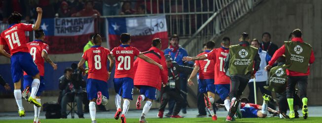 Chile ended Uruguay's 16-year winning streak.