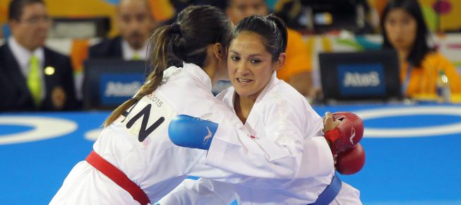 Gabriela Bruna repeated the silver in the 50 kilos of karate.