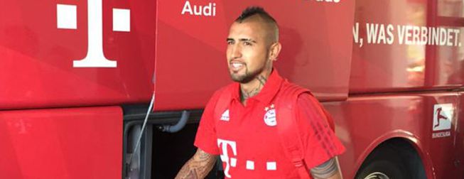 Arturo Vidal viaja con Bayern y podría jugar la Supercopa