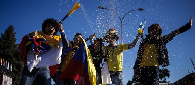 Rancagua palpita el debut de Colombia en Chile 2015