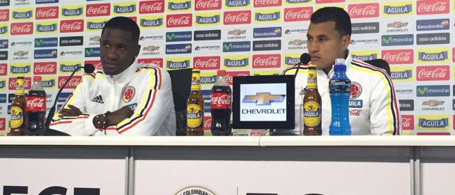 Zapata y Murillo: Estamos motivados para juego con Perú