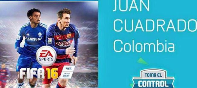 Cuadrado es elegido para ser la portada de FIFA 16
