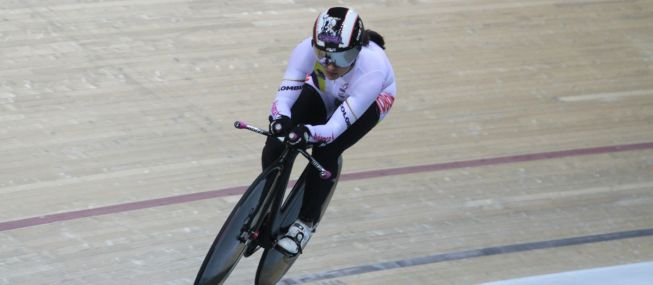 Juliana Gaviria gana bronce en ciclismo de pista femenino