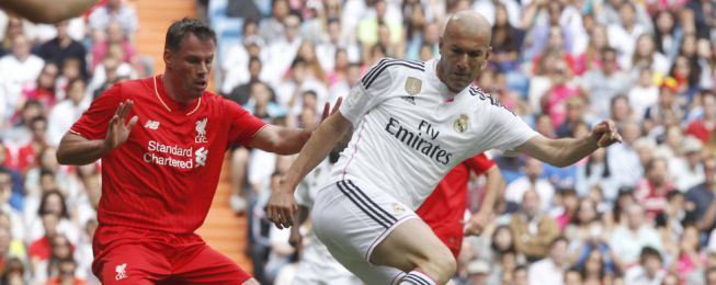 Madrid legends superan a Liverpool en el partido benéfico.