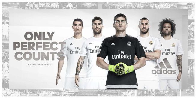 Iker Casillas front and centre in Real shirt publicity shot
