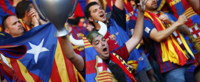 UEFA files case against Barça over flags and chants in Berlin