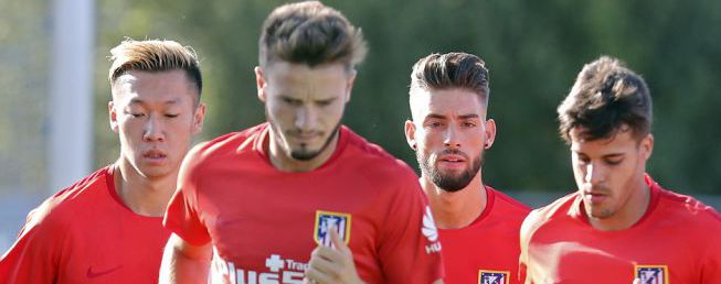 Carrasco trains with the Atleti squad for the first time
