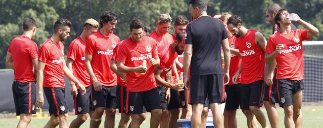 Local idol, Torres and Griezmann to start up front.

Local idol, Torres and Griezmann will start up front.