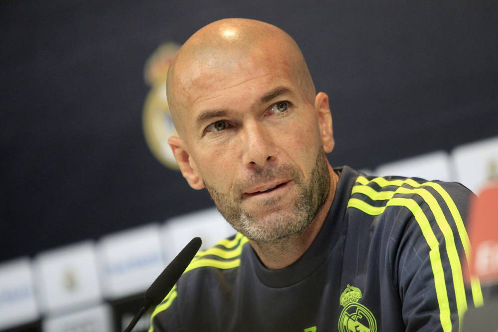 Image result for Zidane in press conference