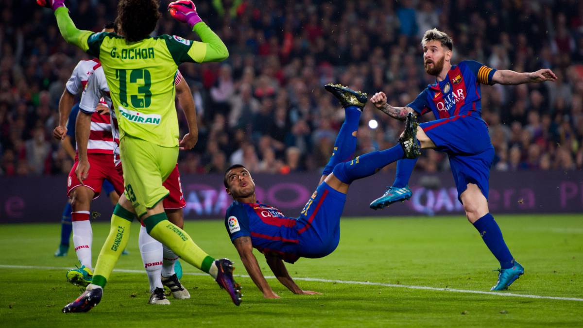 Barcelona Granada LaLiga Match Report Goal Action AS