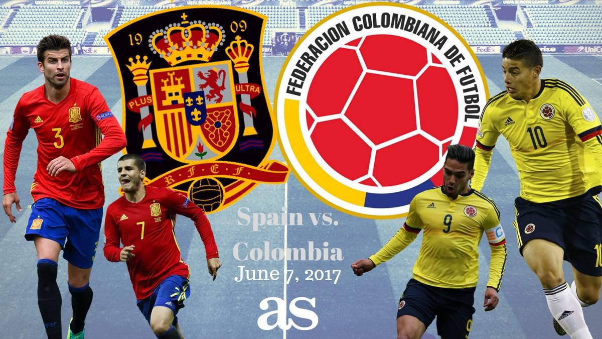 Spain v Colombia live online International friendly