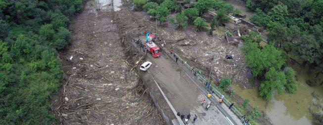 Inundada Tbilisi, sede de la Supercopa de Europa
