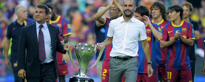 Laporta ganó dos Champions y cuatro Ligas en el Barcelona
