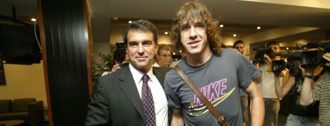 Puyol apunta a ir con Laporta