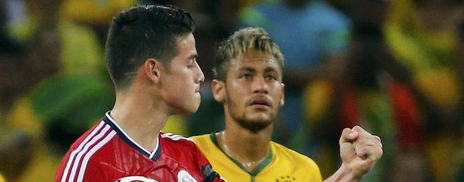 Neymar puede tumbar a James