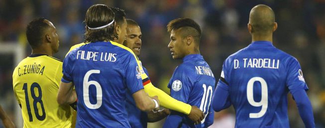 Colombia logra desquiciar a Neymar y a una pobre Brasil