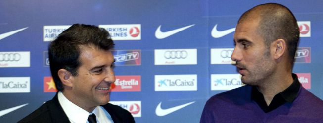 Laporta thanks Pep for his support: 