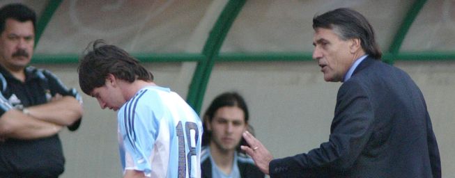 Messi debutó con Argentina gracias a José Pékerman