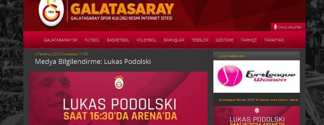 Podolski deja el Arsenal y ficha por el Galatasaray turco