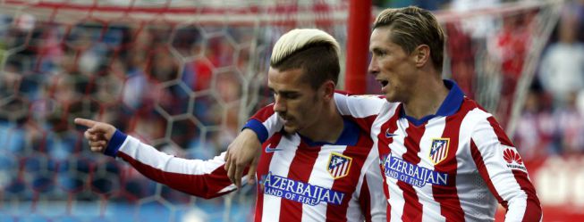The Atleti's forward line scored 82 goals last season.