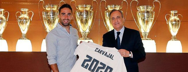 Oficial: Dani Carvajal renueva con el Real Madrid hasta 2020