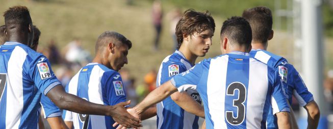 El Espanyol golea sin Casilla a la selección de la Val d’Aran