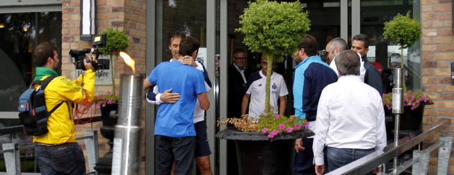 Iker Casillas arrives in Holland