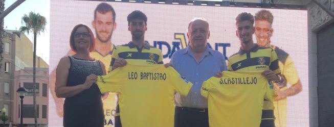 El Villarreal presenta a Samu Castillejo y Leo Baptistao