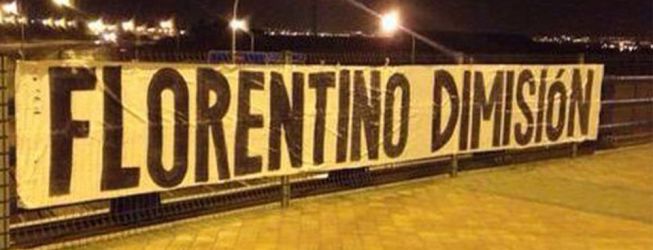 Madrid vuelve a despertar con pancartas contra Florentino