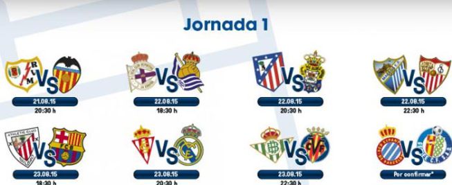 Sporting-Madrid, el 23-A a las 20:30; Athletic-Barça, a las 18:30