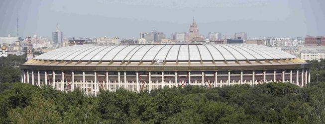 Moscú, escenario del partido inaugural y la final del Mundial