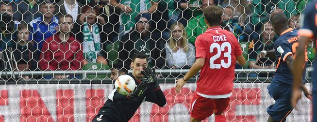 Primer revés del Sevilla ante un efectivo Werder Bremen
