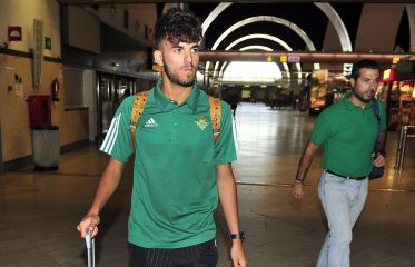 Ceballos abandona la sesión por un esguince de tobillo