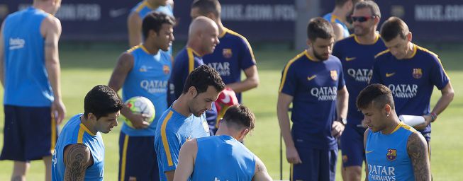 Última sesión pre-Gamper: Messi y Neymar jugarán