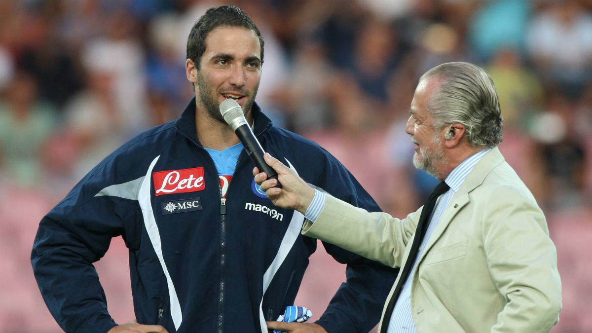 Resultado de imagen para Aurelio De Laurentiis higuain