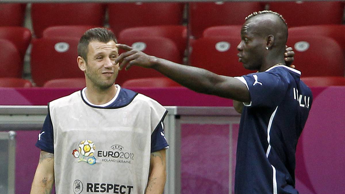 Mario Balotelli le contesta a Cassano: 