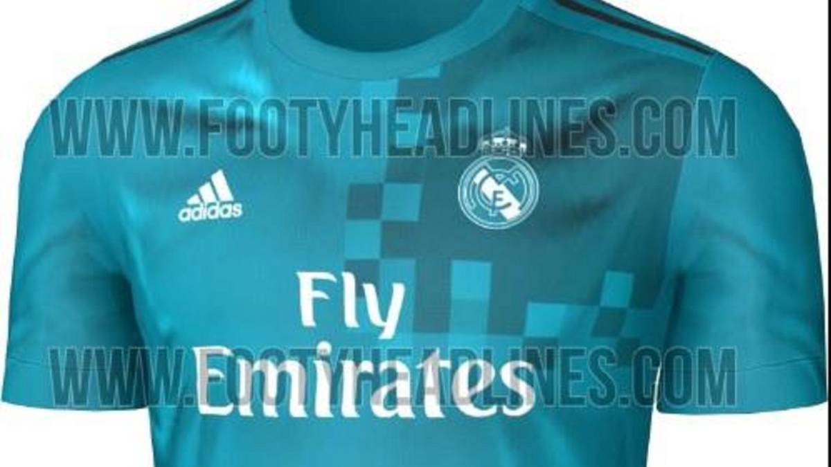 The third kit for Real Madrid for the 2017/2018 season has been leaked.