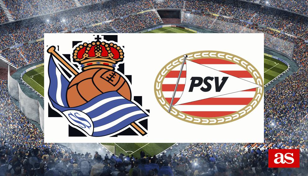R. Sociedad 3-0 PSV: results, summary and goals