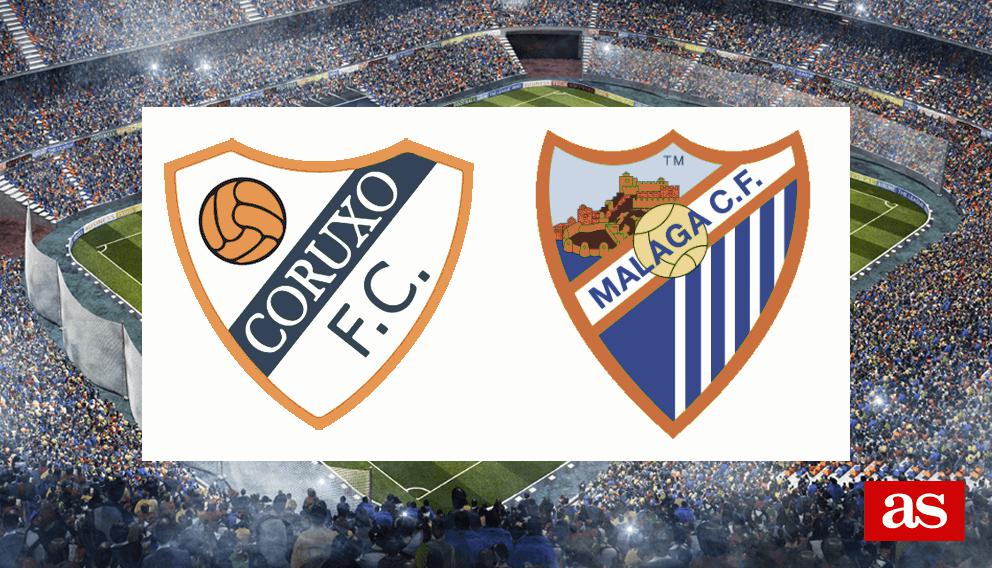 Coruxo FC 0-4 Málaga: resultado, resumen y goles