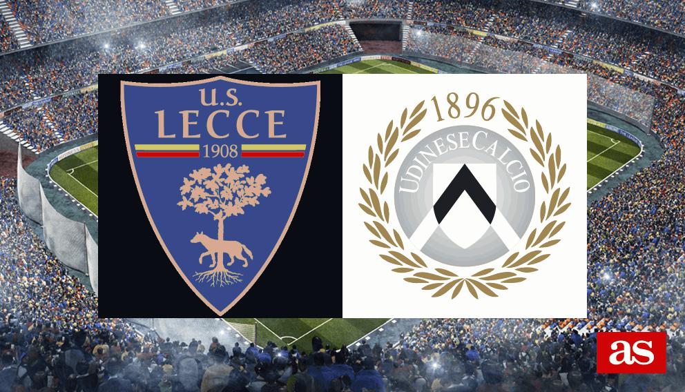 Lecce 0-1 Udinese: resultado, resumen y goles
