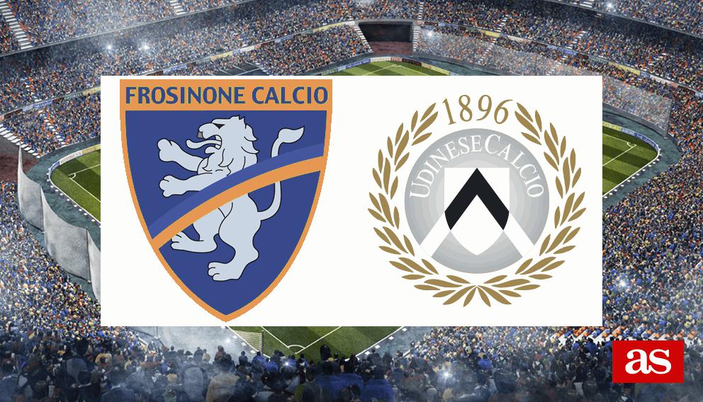 Frosinone 0-1 Udinese: resultado, resumen y goles