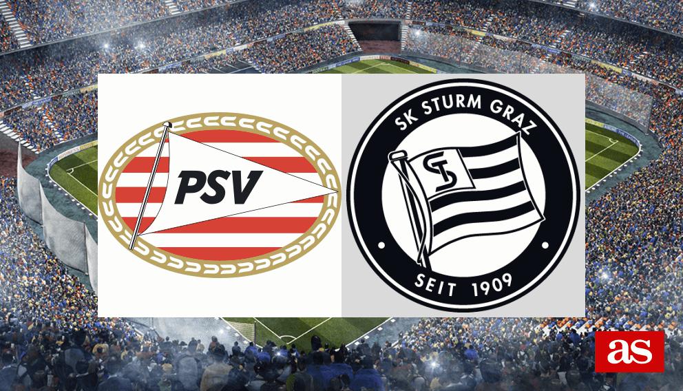 PSV 4-1 Sturm Graz: resultado, resumen y goles