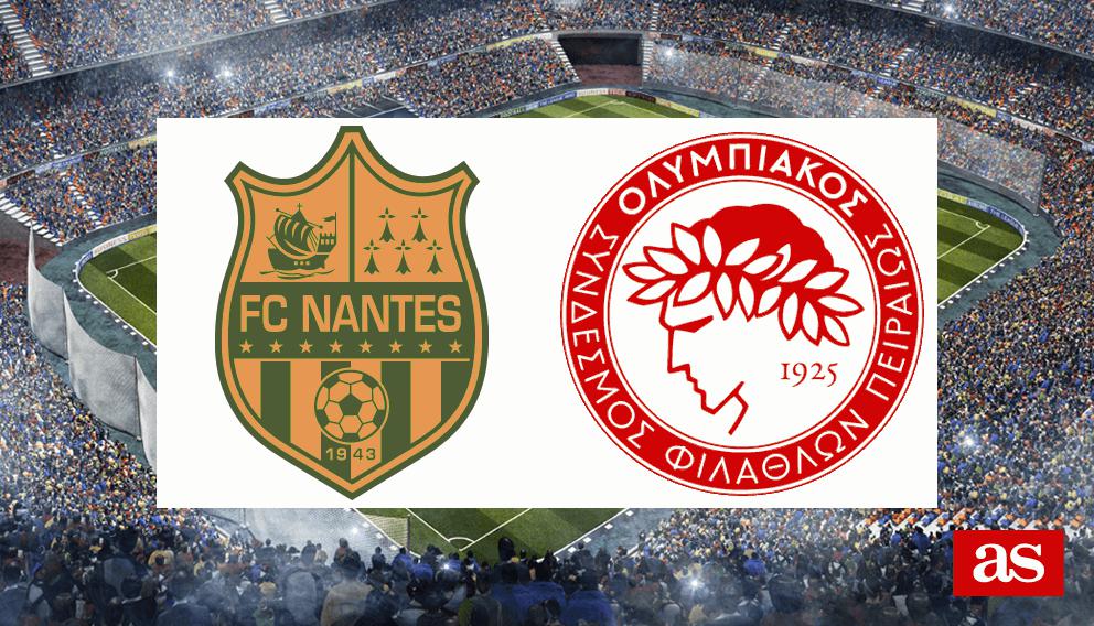 Nantes 2-1 Olympiacos: results, summary and goals