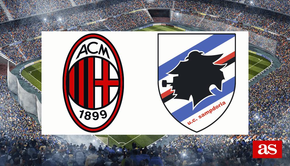Milan - Sampdoria en vivo y en directo online: Serie A 2017/2018