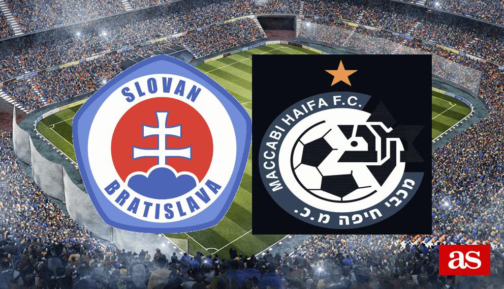 Sl. Bratislava 1-2 Mac. Haifa: resultado, resumen y goles
