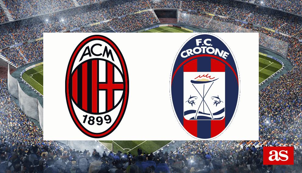 Milan - Crotone en vivo y en directo online: Serie A 2017/2018