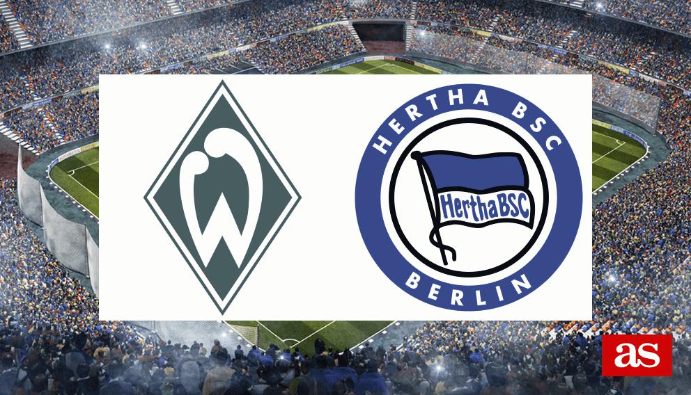 W. Bremen 1-0 Hertha: results, summary and goals