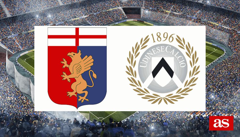 Genoa 2-0 Udinese: resultado, resumen y goles