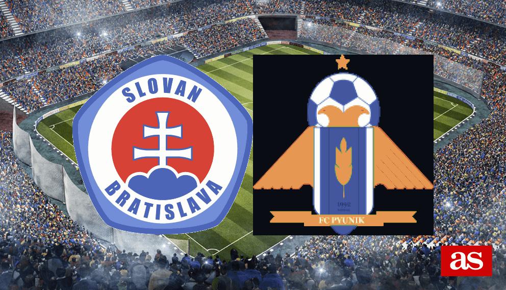 Sl. Bratislava 2-1 P. Yerevan: resultado, resumen y goles